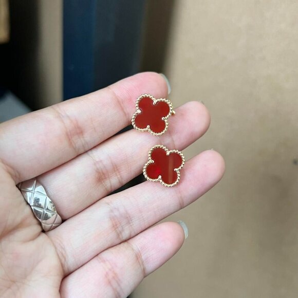 Van Cleef & Arpels red earrings - Picture 6 of 6